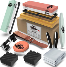 Pietra Affilacoltelli Professionale, 400/1000 3000/8000 Grano Grinta Affila Colt