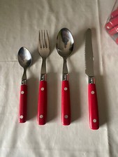 Posate Tavola 24 Pezzi Set Acciaio Aperte Per Far Foto Mai Usate