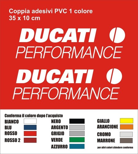 Kit adesivi ducati - adesivi, performance