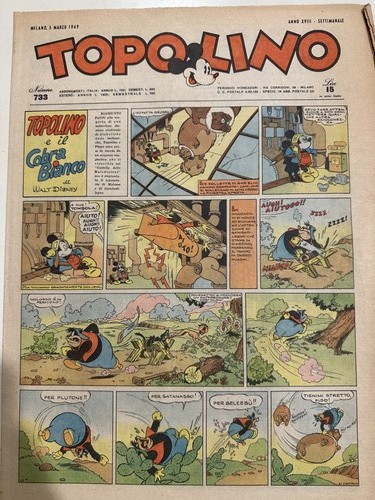 Rivista settimanale topolino - settimanale,
