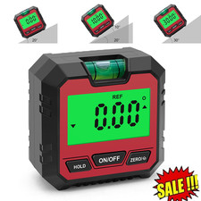 Goniometro Digitale Magnetico, Inclinometro Digitali Angolo 4 X 90°, Livella Pro