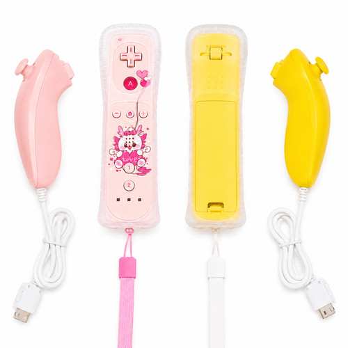 Wii telecomando nunchuck set - telecomando,