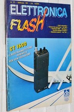 ELETTRONICA FLASH N°2 FEBBR. 1989-RTX CTE-INTERNATIONAL CT-1600 PORTATILE