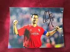 Autografo CESAR CRUCHAGA-CA Osasuna/Spagna-firmato a mano IN PERSONA-Navarra/Basco