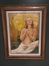 QUADRO OLIO SU TELA ANNI 70