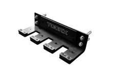 Toorx Rastrelliera Rack 3 Posti Porta Bilancieri Olimpici a Muro Supporto Parete