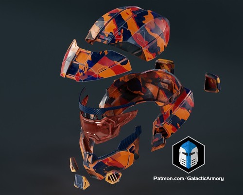 Halo infinite mark helmet - 7, 3d