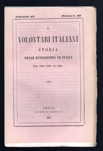 Volontari italiani storia - i, italiani.