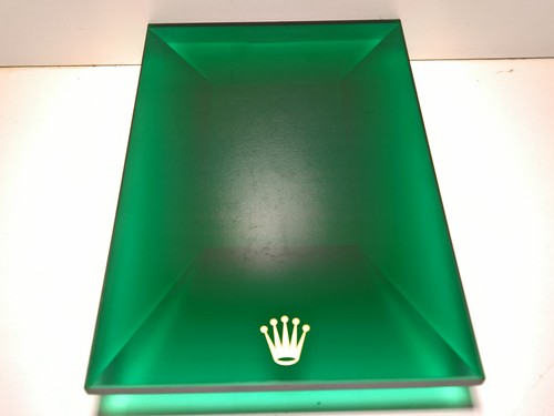 Rare rolex acrylic green - green, glass