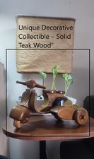 Scultura in teak malese fatta