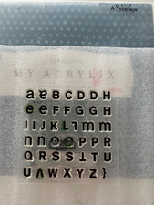 Close To My Heart A1117 A Typeface Alphabets Premium Decorative Stamps