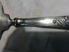 paletta e coltello da dolce vintage in argento 1000