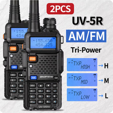 2 BAOFENG UV-5R RADIO WALKIE