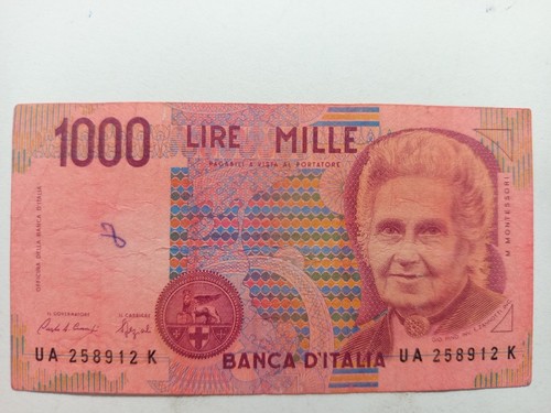 1000 lire montessori varietà - montessori,