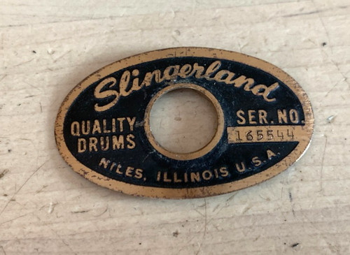 Slingerland nero oro ovale - oro,