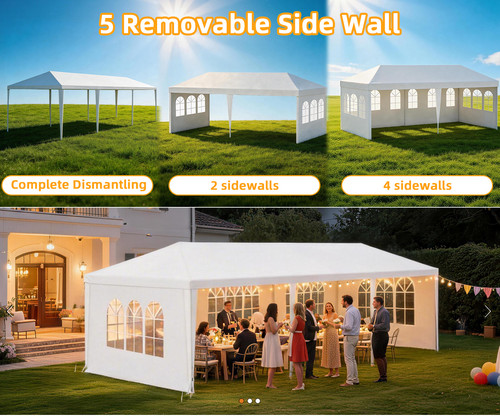 Tenda per feste piedi 30 - tenda, x