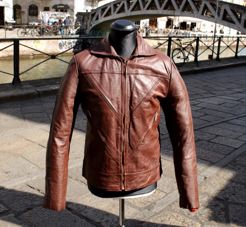 Giacca pelle vintage - , wilson