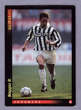 ROBERTO BAGGIO JUVENTUS Card Panini Score Gold 93 (NO Figurine Adrenalyn)