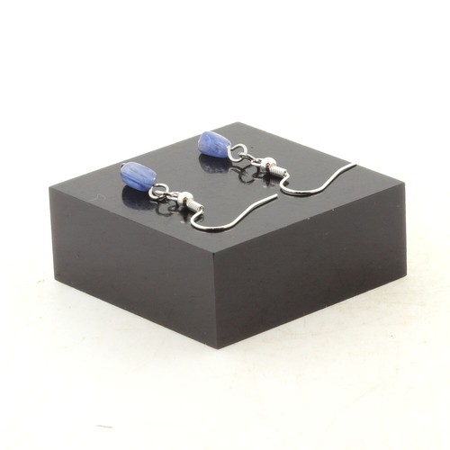 Orecchini perla cianite blu - perla,