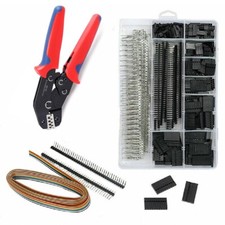 Utensile Crimpatrice Filo Pinza Crimpatrice 620 Pezzi Kit Morsetti di Raccordo Dupont