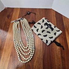 Collana multifilo cristallo