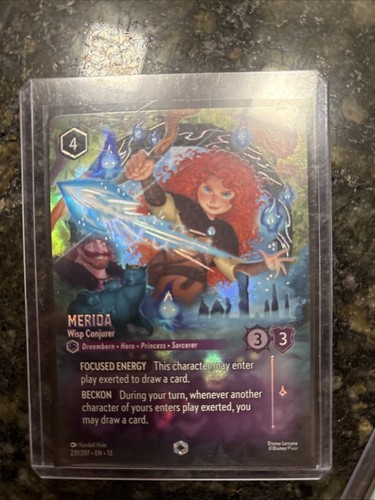 Disney lorcana merida - lorcana, wisp