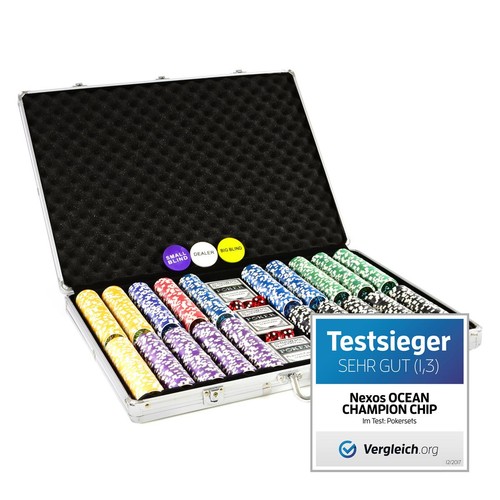 Valigetta poker 1000 fiches