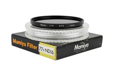Mamiya ND 16 filter 77mm filtro densità neutra made in Japan