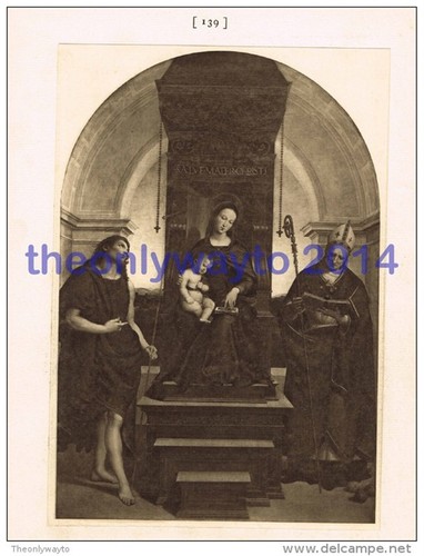 Madonna ansidei raffaello - madonna,