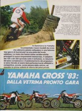 advertising Pubblicità TEST MOTO YAMAHA YZ '83 -MOTOGIAPPONESI  VINATGE MX