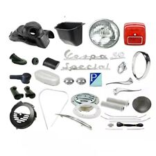 KIT RESTAURO  VESPA 50 R FARO TONDO COMPLETO 28PZ RICAMBI ACCESSORI FARI