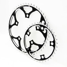 SwishTi Set Catena Bici Ciclocross Ebike Strada 50/36T per Shimano 10 Velocità