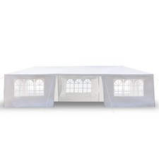 10x30ft White Outdoor Pergola