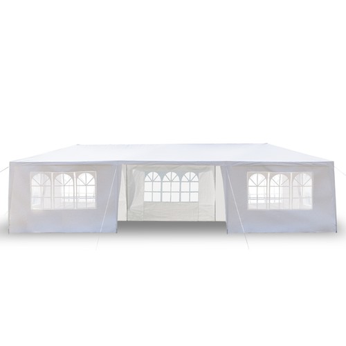 10x30ft white outdoor pergola - 10x30ft,