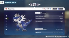 Shiny Alpha Tyrantrum Pokemon