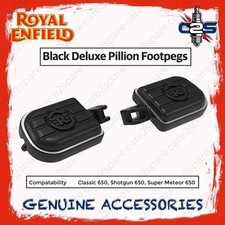 Pedane Pillion Deluxe nere per