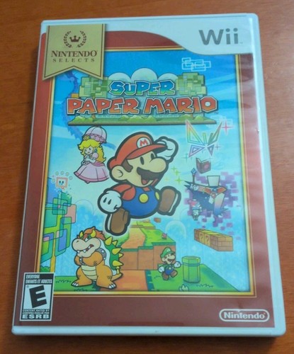 Super paper mario nintendo wii - paper,