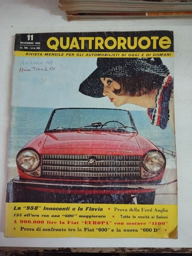 1960 quattroruote novembre - 1960, 11