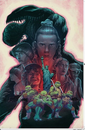 Tmnt stranger things 1 - -,