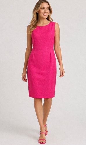 Abito kasper rosa testurizzato - kasper,
