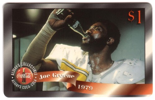 Coca cola joe greene - '96, $1.
