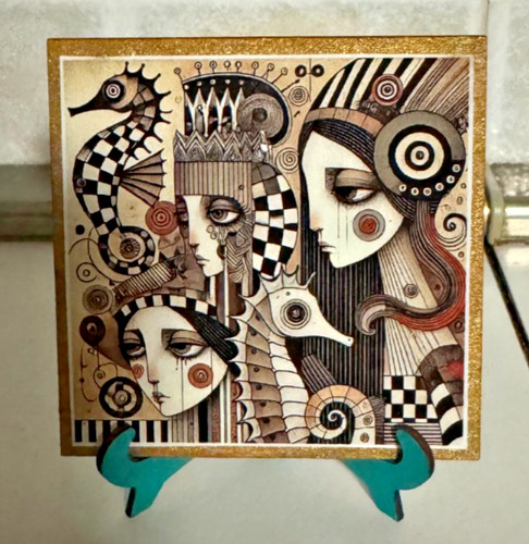Quadro decorativo legno - in,