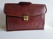 Borsa cartella LANCETTI 24 ore in vera pelle portadoc. da ufficio e lavoro