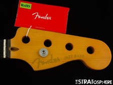 Fender American Ultra II Jazz BASS NECK, USA, basso moderno forma D ebano