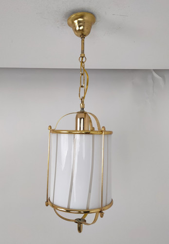 Lampadario vintage vetro - lampadario,
