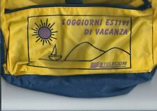 GADGET ZAINO CON NOME DEL PARTECIPANTE AL CAMPEGGIO SOGGIORNI ESTIVI TELECOM