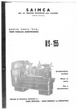 Saimp KS155 tornio Manuale uso