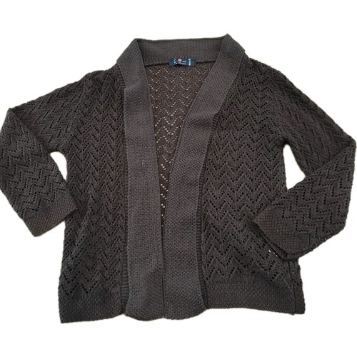 Cardigan donna marrone