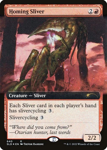 Homing sliver foil - sliver,