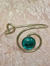 Bracciale  Metallo Optical Anni '70 Bracelet  Vintage V3 ^